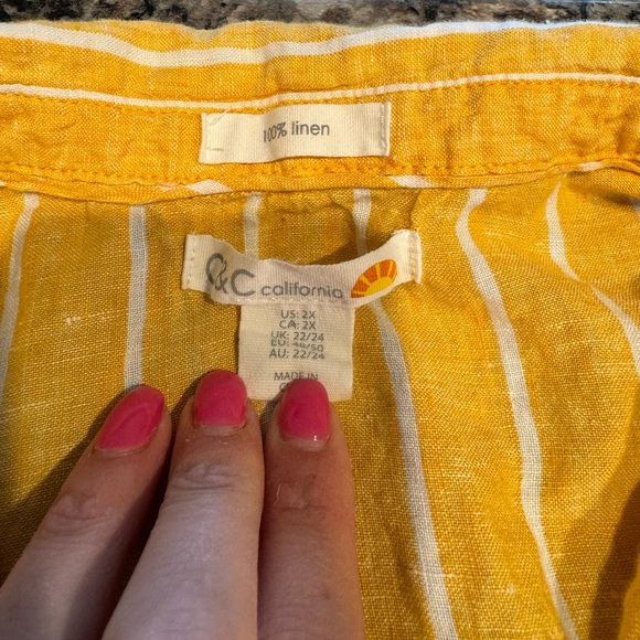 Women’s C&C Californiana linen shirt - Picture 2 of 3